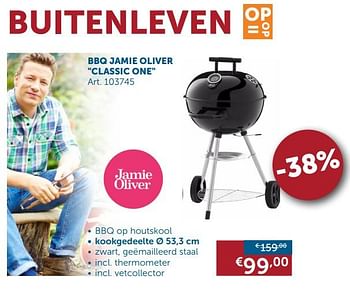 Promotions Buitenleven bbq jamie oliver classic one - Jamie Oliver - Valide de 20/08/2019 à 23/09/2019 chez Zelfbouwmarkt