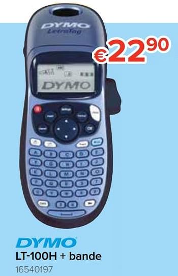 Promotions Dymo letratag lt-100h + bande - Dymo - Valide de 12/08/2019 à 09/09/2019 chez Euro Shop
