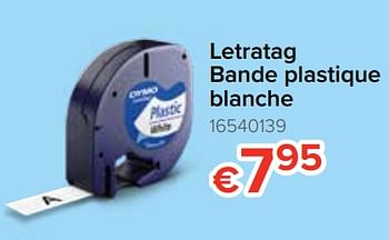 Promotions Letratag bande plastique blanche - Dymo - Valide de 12/08/2019 à 09/09/2019 chez Euro Shop