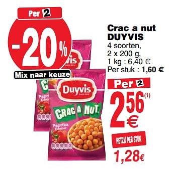 Promoties Crac a nut duyvis - Duyvis - Geldig van 13/08/2019 tot 19/08/2019 bij Cora