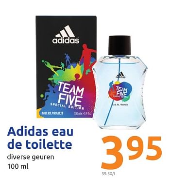 Promoties Adidas eau de toilette - Adidas - Geldig van 14/08/2019 tot 20/08/2019 bij Action