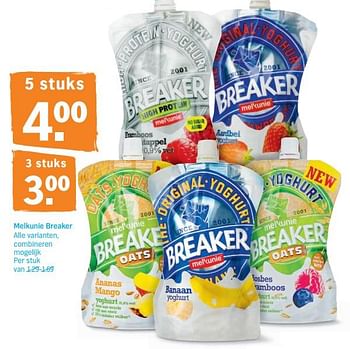Promoties Melkunie breaker - Melkunie - Geldig van 12/08/2019 tot 18/08/2019 bij Albert Heijn
