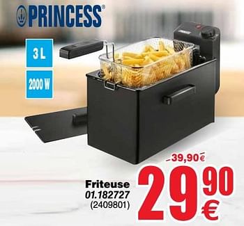 Promoties Princess friteuse 01.182727 - Princess - Geldig van 13/08/2019 tot 26/08/2019 bij Cora