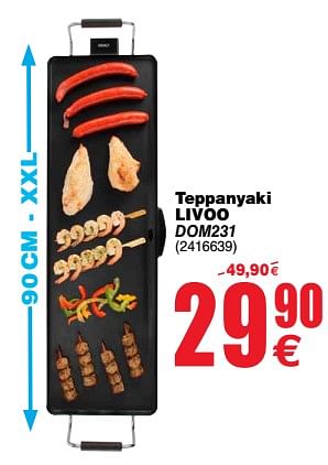 Promoties Teppanyaki livoo dom231 - Livoo - Geldig van 13/08/2019 tot 26/08/2019 bij Cora