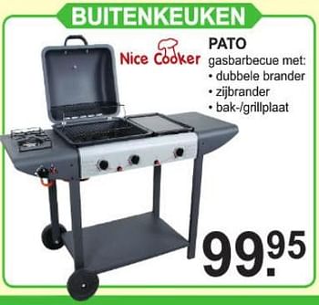 Promoties Buitenkeuken pato - Nice Cooker - Geldig van 12/08/2019 tot 31/08/2019 bij Van Cranenbroek