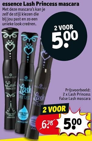 Promoties Essence lash princess mascara lash princess false lash mascara - Essence - Geldig van 13/08/2019 tot 18/08/2019 bij Kruidvat