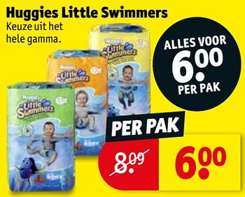 Promoties Huggies little swimmers - Huggies - Geldig van 13/08/2019 tot 18/08/2019 bij Kruidvat
