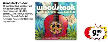 Promotions Woodstock cd-box - Produit maison - Kruidvat - Valide de 13/08/2019 à 18/08/2019 chez Kruidvat