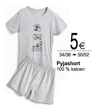 Promoties Pyjashort - Huismerk - Cora - Geldig van 13/08/2019 tot 26/08/2019 bij Cora