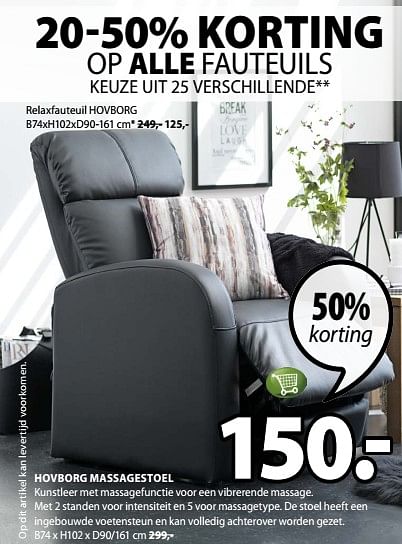 Hovborg best sale massage recliner