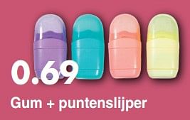 Promoties Gum + puntenslijper - GUM - Geldig van 12/08/2019 tot 24/08/2019 bij Wibra