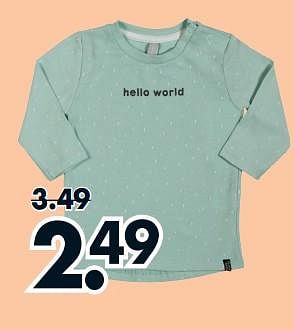 Promoties T-shirt - Huismerk - Wibra - Geldig van 12/08/2019 tot 24/08/2019 bij Wibra