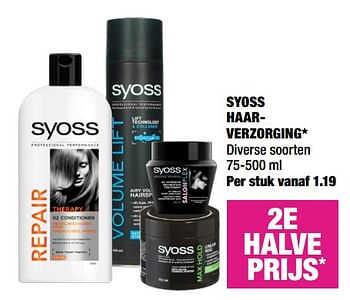 Promotions Syoss haarverzorging - Syoss - Valide de 12/08/2019 à 25/08/2019 chez Big Bazar