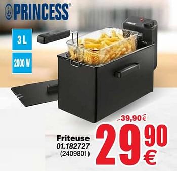 Promoties Princess friteuse 01.182727 - Princess - Geldig van 13/08/2019 tot 26/08/2019 bij Cora