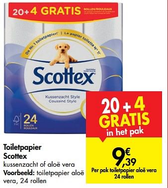 Promoties Toiletpapier scottex - Scottex - Geldig van 07/08/2019 tot 19/08/2019 bij Carrefour