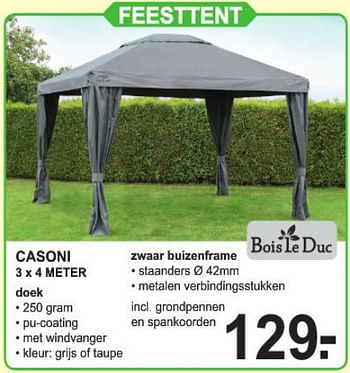 Promoties Feesttent casoni - Bois le Duc - Geldig van 29/07/2019 tot 17/08/2019 bij Van Cranenbroek