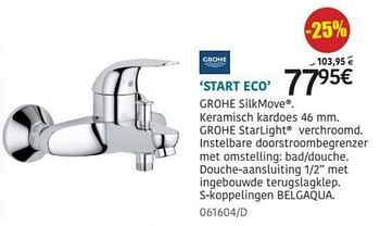 Promoties Start eco - Grohe - Geldig van 11/07/2019 tot 18/08/2019 bij HandyHome
