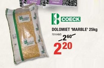 Promoties Dolomiet marble - Coeck - Geldig van 01/08/2019 tot 18/08/2019 bij HandyHome
