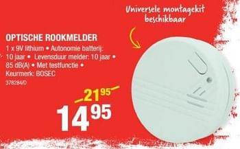 Promotions Optische rookmelder - Profile - Valide de 01/08/2019 à 18/08/2019 chez HandyHome