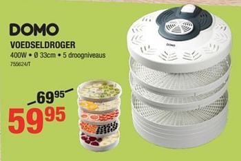 Promoties Domo voedseldroger - Domo - Geldig van 01/08/2019 tot 18/08/2019 bij HandyHome