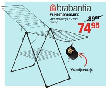 Promoties Vlinderdroogrek - Brabantia - Geldig van 01/08/2019 tot 18/08/2019 bij HandyHome