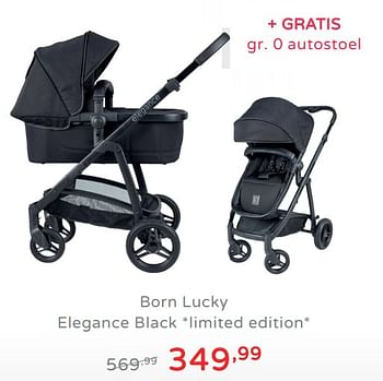 Promoties Born lucky elegance black limited edition - Elegance - Geldig van 11/08/2019 tot 17/08/2019 bij Baby & Tiener Megastore