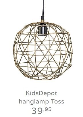 Promotions Kidsdepot hanglamp toss - KidsDepot  - Valide de 11/08/2019 à 17/08/2019 chez Baby & Tiener Megastore
