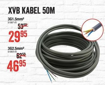 Promoties Xvb kabel - Huismerk - HandyHome - Geldig van 01/08/2019 tot 18/08/2019 bij HandyHome