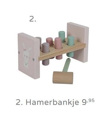 Promotions Hamerbankje - Little Dutch - Valide de 11/08/2019 à 17/08/2019 chez Baby & Tiener Megastore
