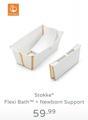 Promoties Stokke flexi bath + newborn support - Stokke - Geldig van 11/08/2019 tot 17/08/2019 bij Baby & Tiener Megastore