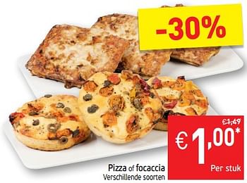 Promoties Pizza of focaccia - Huismerk - Intermarche - Geldig van 13/08/2019 tot 18/08/2019 bij Intermarche