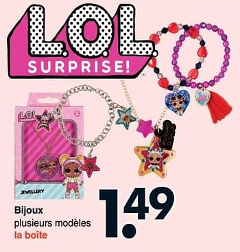 Promotions Bijoux - LOL Surprise - Valide de 12/08/2019 à 24/08/2019 chez Wibra