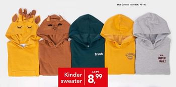 Promotions Kinder sweater - Blue Queen - Valide de 16/08/2019 à 08/09/2019 chez Bristol