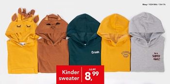 Promotions Kinder sweater - Bizzy - Valide de 16/08/2019 à 08/09/2019 chez Bristol