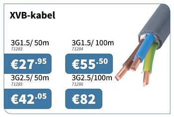 Promoties Xvb-kabel - Huismerk - Cevo - Geldig van 15/08/2019 tot 28/08/2019 bij Cevo Market