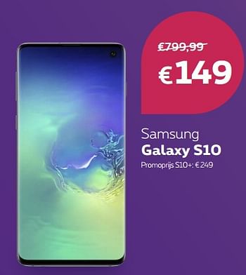 Promoties Samsung galaxy s10 - Samsung - Geldig van 12/08/2019 tot 30/09/2019 bij Proximus