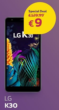 Promoties Lg k30 - LG - Geldig van 12/08/2019 tot 30/09/2019 bij Proximus