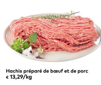 Promotions Hachis préparé de boeuf et de porc - Produit maison - Bioplanet - Valide de 07/08/2019 à 03/09/2019 chez Bioplanet