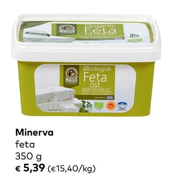 Promoties Minerva feta - Minerva - Geldig van 07/08/2019 tot 03/09/2019 bij Bioplanet