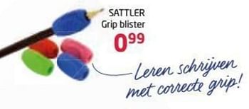 Promoties Sattler grip blister - Kum - Geldig van 14/08/2019 tot 08/09/2019 bij Vavantas