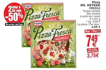 Promotions Pizza dr. oetker fresca - Dr. Oetker - Valide de 20/08/2019 à 26/08/2019 chez Cora