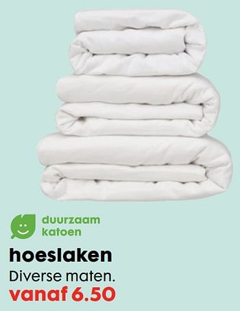 Promoties Hoeslaken - Huismerk - Hema - Geldig van 14/08/2019 tot 03/09/2019 bij Hema