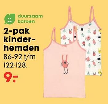 Promoties Kinderhemden - Huismerk - Hema - Geldig van 14/08/2019 tot 03/09/2019 bij Hema