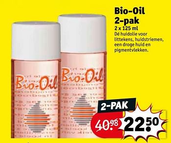 Promotions Bio-oil 2-pak - Bio-Oil - Valide de 20/08/2019 à 25/08/2019 chez Kruidvat