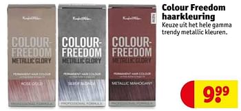 Promotions Colour freedom haarkleuring - Produit maison - Kruidvat - Valide de 20/08/2019 à 25/08/2019 chez Kruidvat