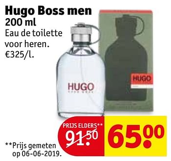 Promoties Hugo boss men - Hugo Boss - Geldig van 20/08/2019 tot 25/08/2019 bij Kruidvat