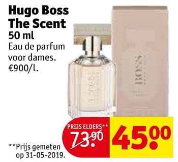 Promoties Hugo boss the scent - Hugo Boss - Geldig van 20/08/2019 tot 25/08/2019 bij Kruidvat