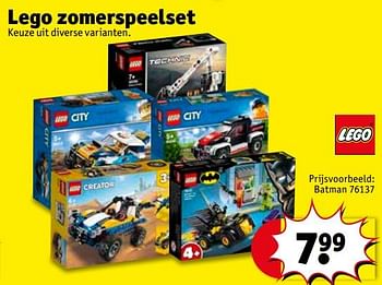 Promoties Lego zomerspeelset batman 76137 - Batman - Geldig van 20/08/2019 tot 25/08/2019 bij Kruidvat