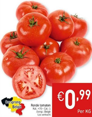 Promoties Ronde tomaten - Huismerk - Intermarche - Geldig van 20/08/2019 tot 25/08/2019 bij Intermarche