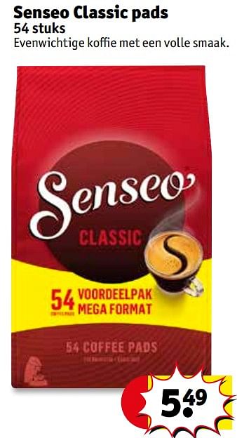 Promoties Senseo classic pads - Huismerk - Kruidvat - Geldig van 20/08/2019 tot 25/08/2019 bij Kruidvat